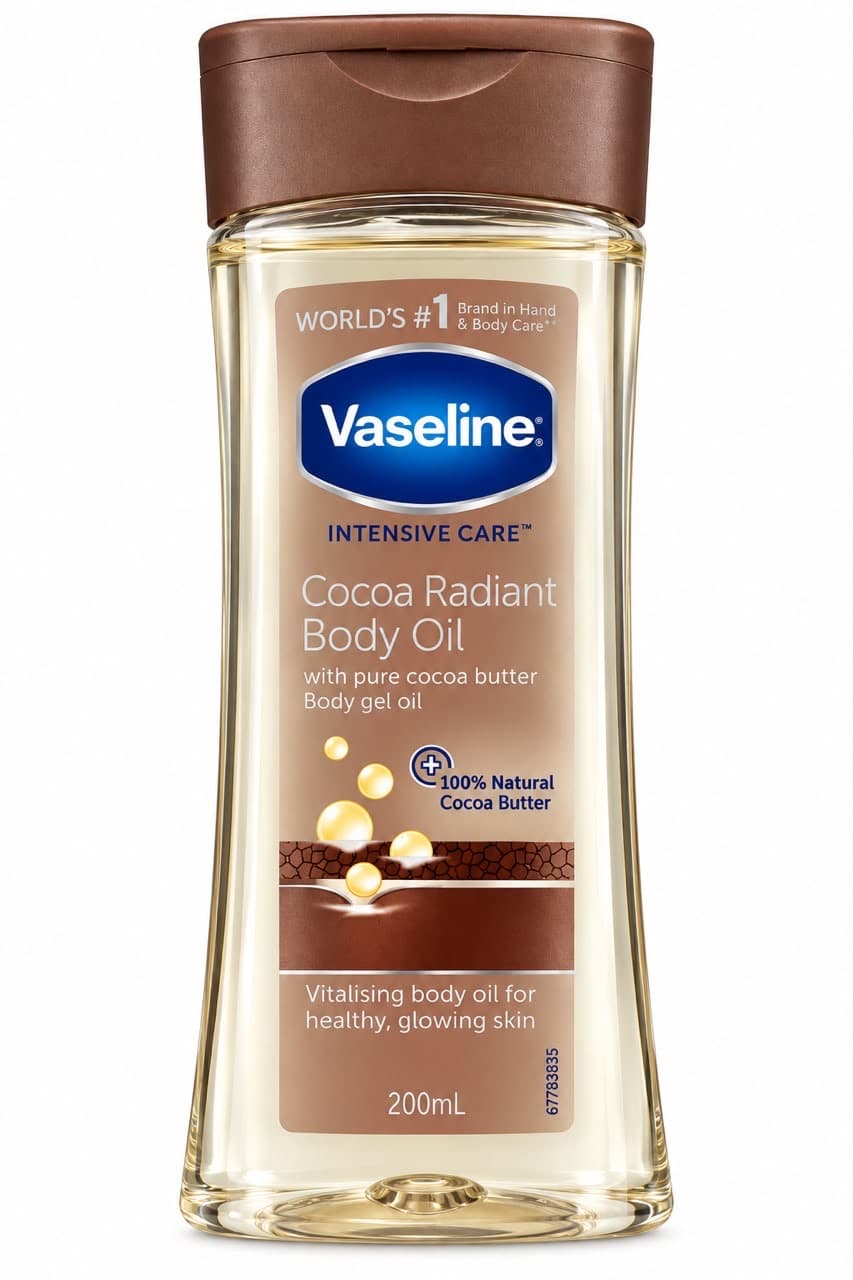 Vaseline Intensive Care Cocoa Radiant Body Oil – 200ml