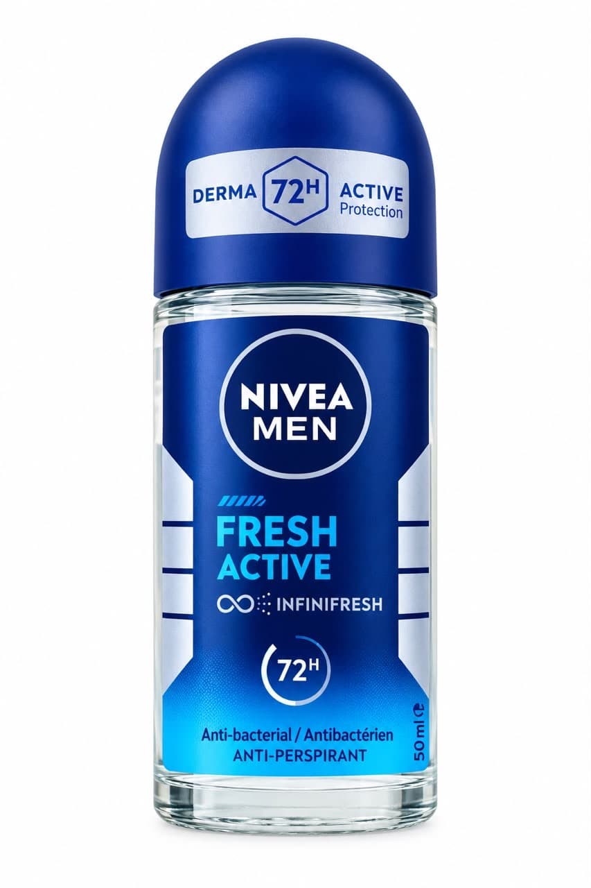 Nivea Men Fresh Active Anti-Perspirant Roll-On – 50ml