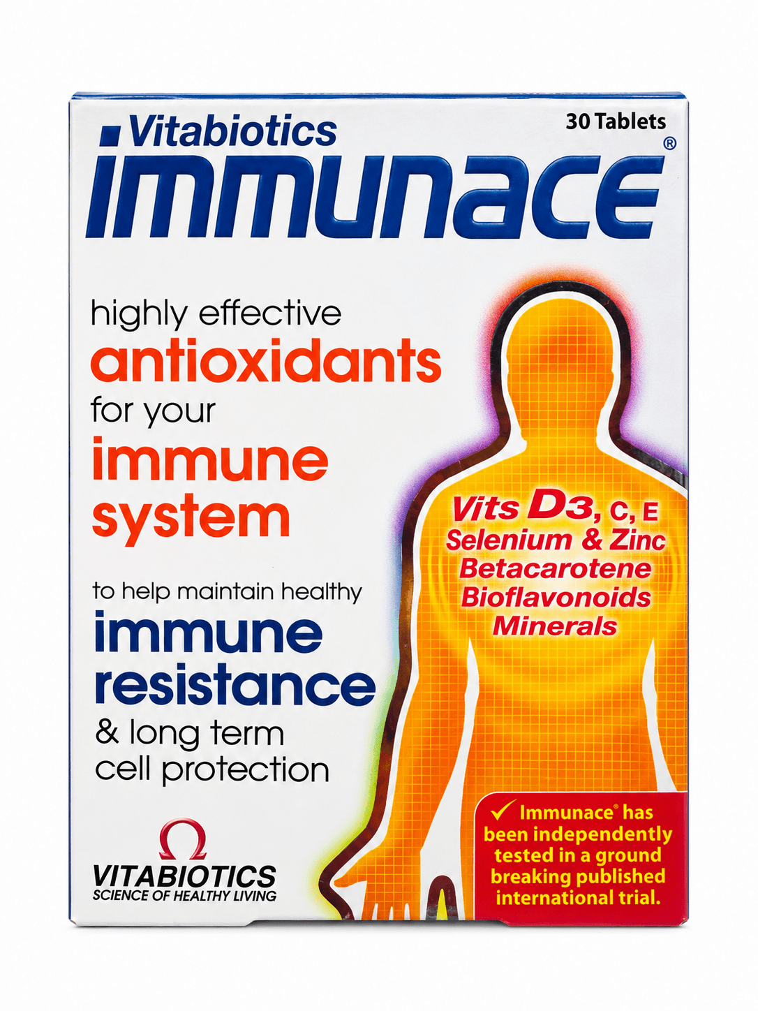 VITABIOTICS IMMUNACE — 30 TABLETS