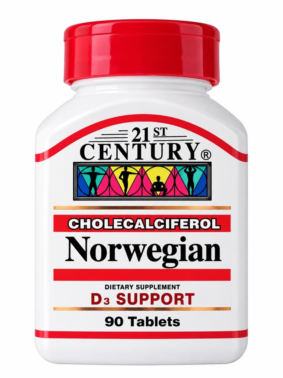 21ST CENTURY VITAMIN D3 (CHOLECALCIFEROL) — 90 TABLETS