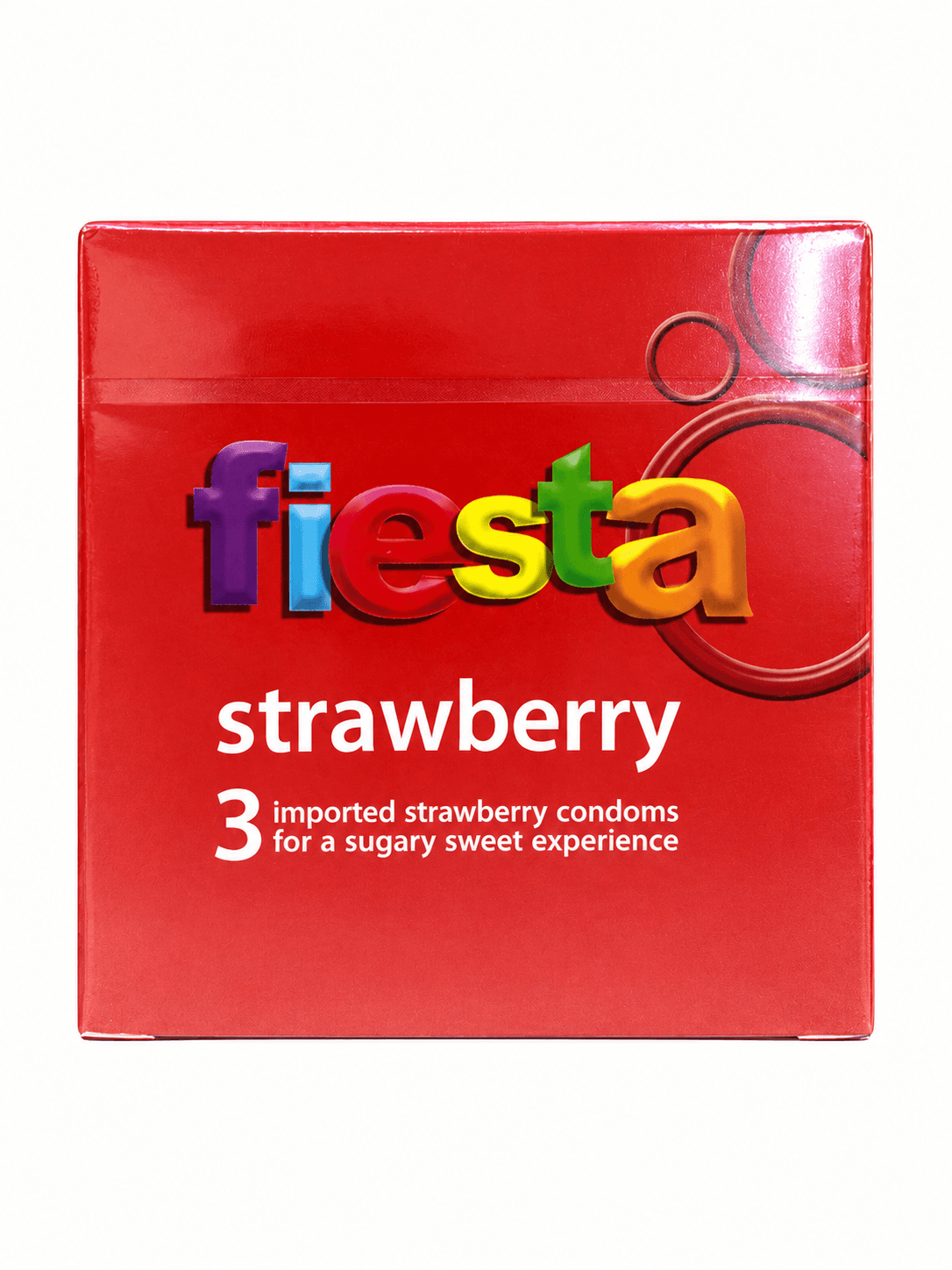 FIESTA STRAWBERRY- 3CONDOMS