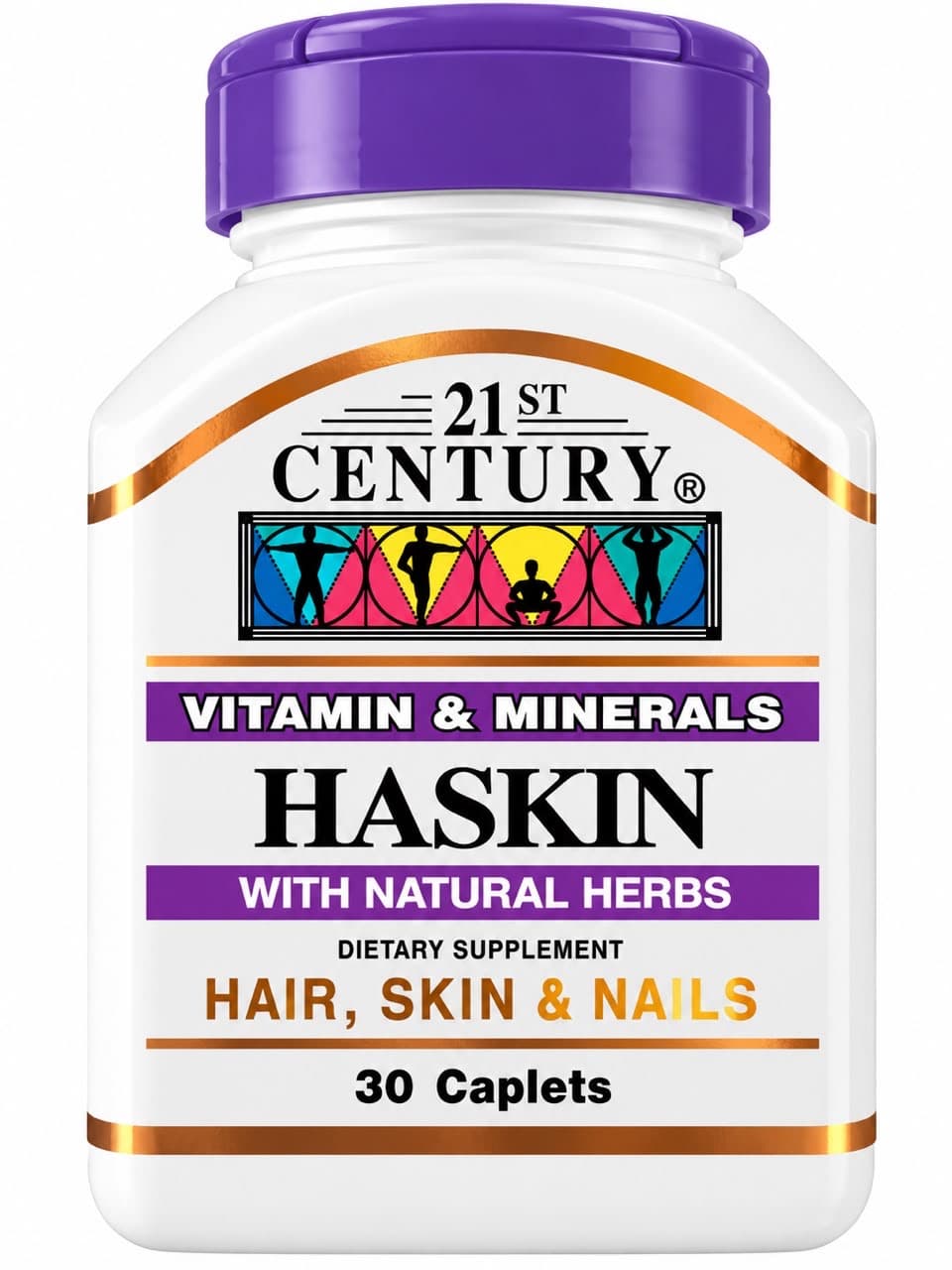 21ST CENTURY HASKIN HAIR, SKIN & NAILS — 30 CAPLETS