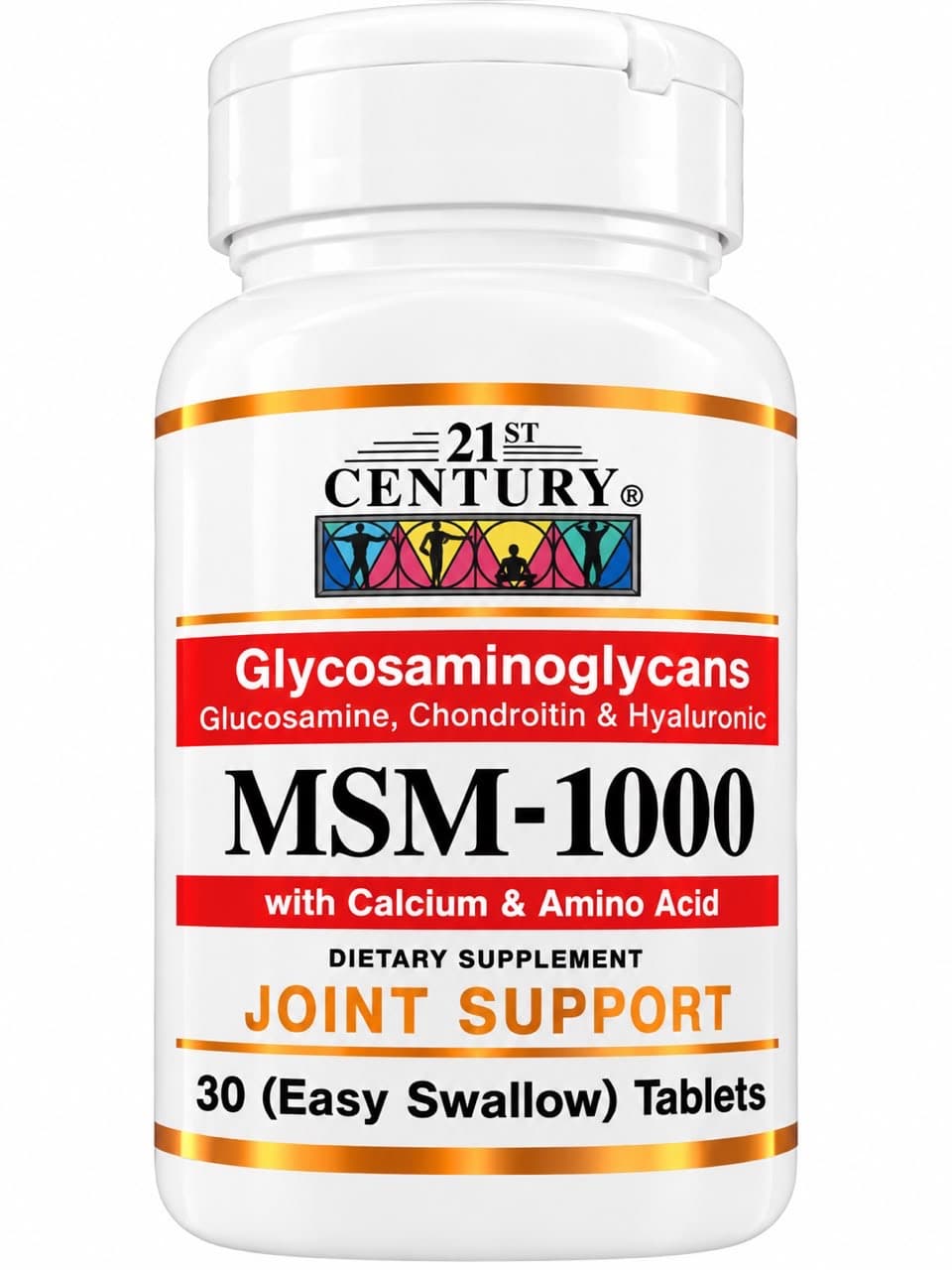 21ST CENTURY MSM-1000 JOINT SUPPORT — 30 TABLETS
