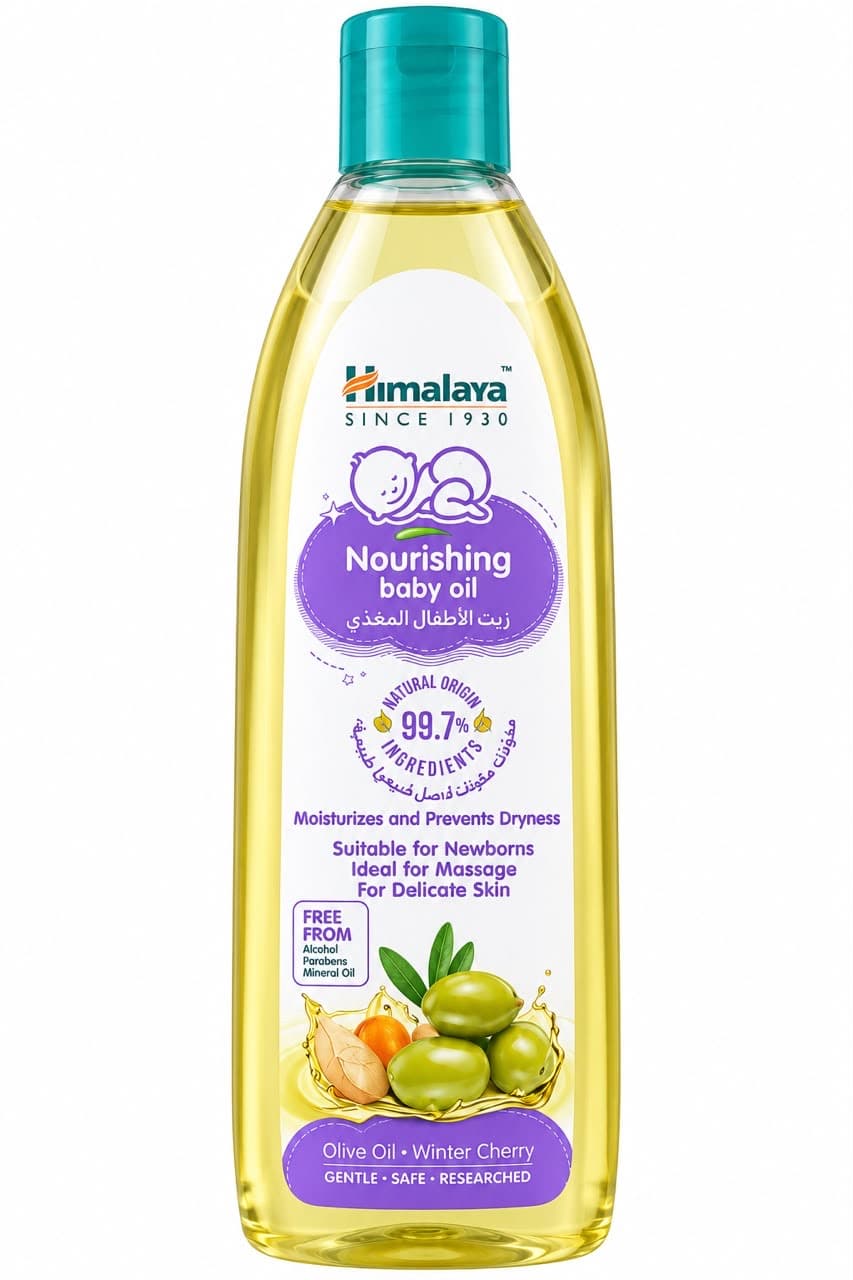 Himalaya Nourishing Baby Oil with Olive Oil & Winter Cherry