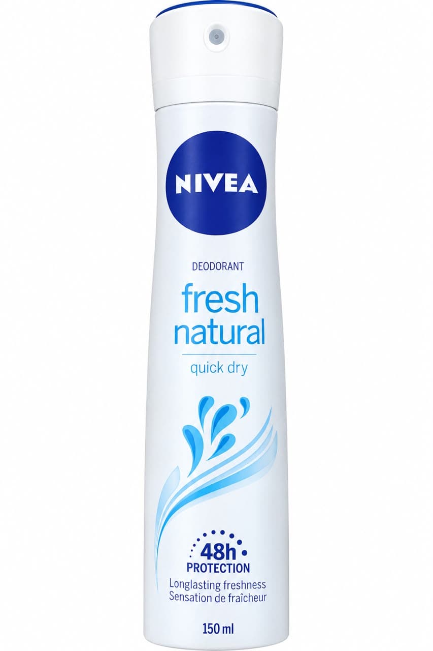 Nivea Fresh Natural Quick Dry Deodorant Spray – 150ml