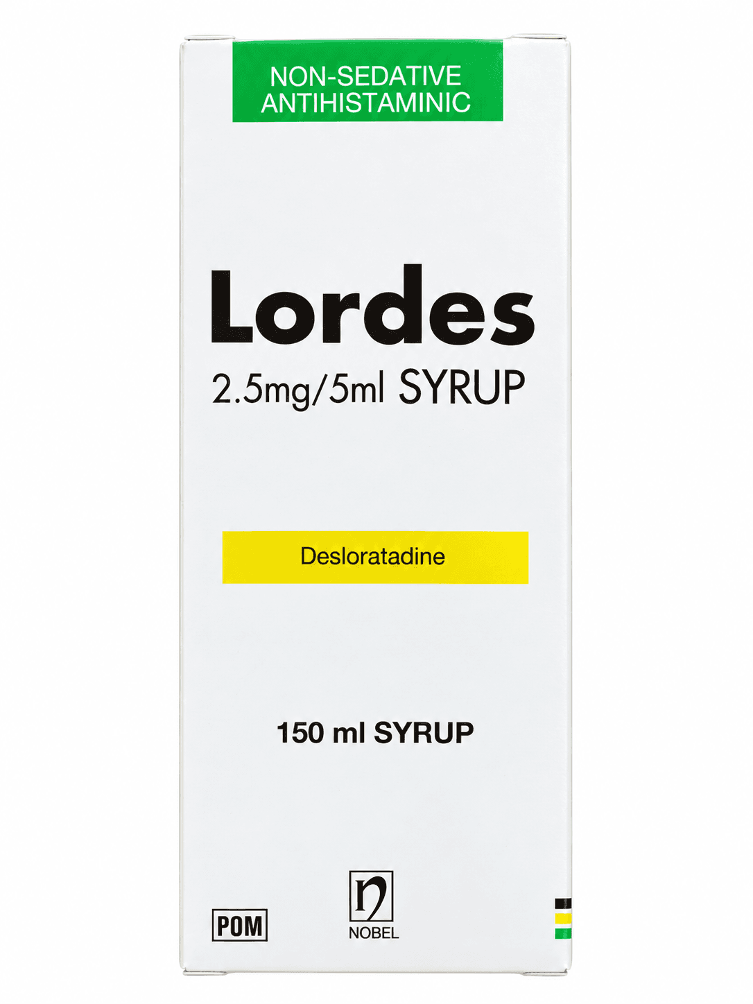 LORDES 2.5MG/5ML SYRUP - 150ML (NOBEL)