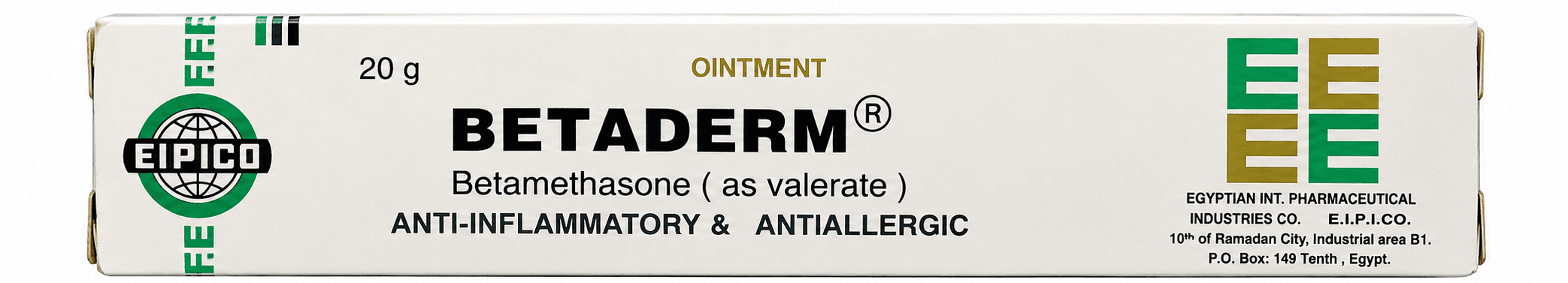 BETADERM BETAMETHASONE VALERATE OINTMENT 20G