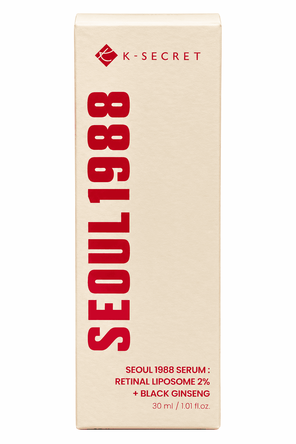 K-SECRET Seoul 1988 Serum: Retinal Liposome 2% + Black Ginseng (30ml)