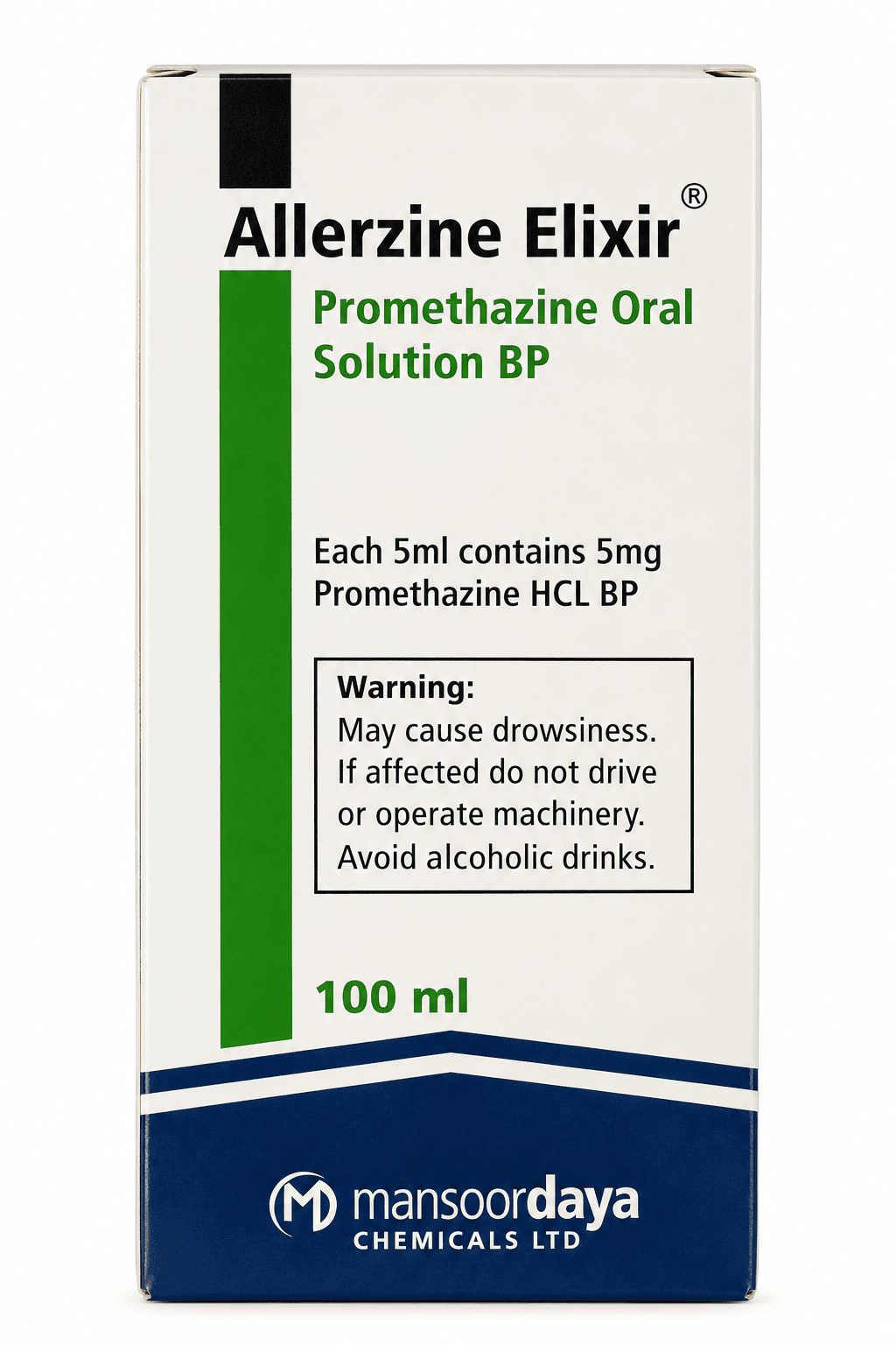 Allerzine Elixir (Promethazine Oral Solution BP) 100ml