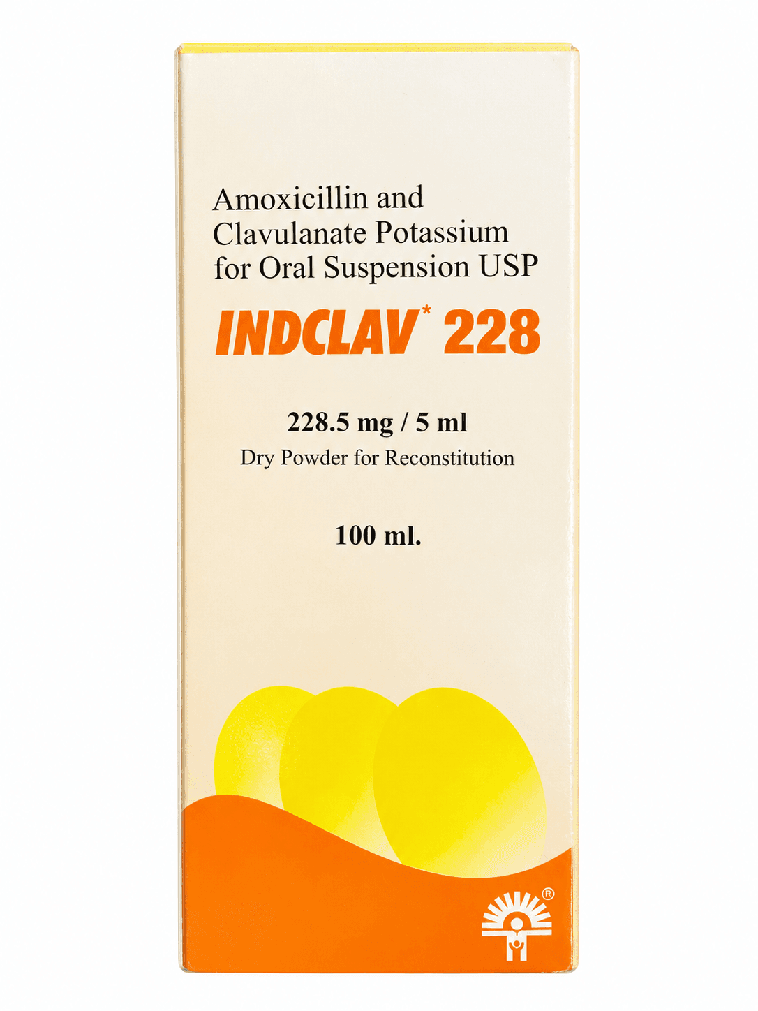 INDICLAV 228AMOXICILLIN AND CLAVULANATE ORAL SUSPENSION 228.5/5ML-100ML