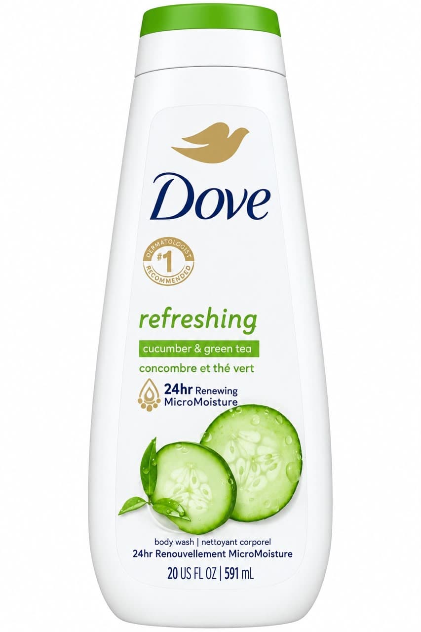 Dove Refreshing Cucumber & Green Tea Body Wash – 591ml