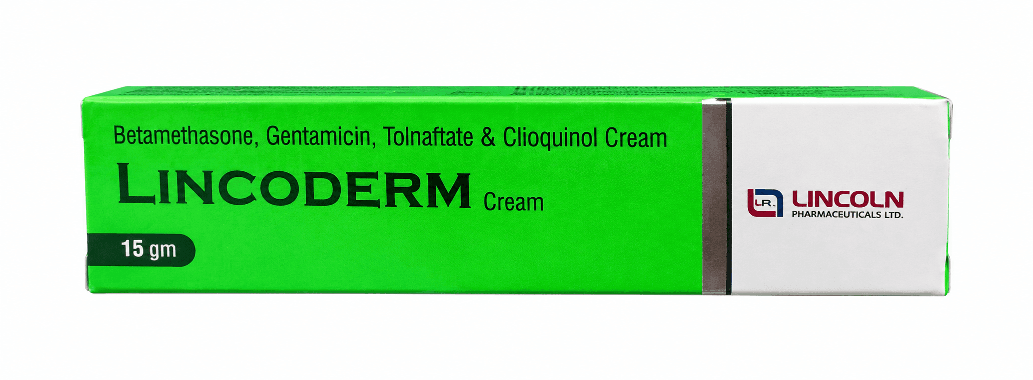 LINCODERM CREAM 15G(BETAMETHASONE +GEANTAMICIN+TOLNAFTATE+CLIOQUINOL)