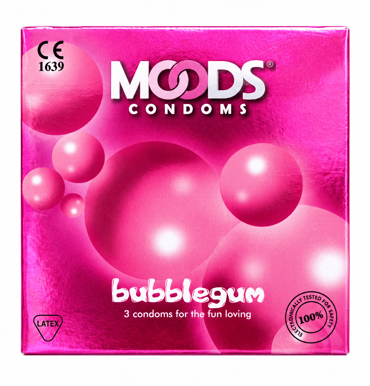 MOODS BUBBLEGUM- 3 CONDOMS