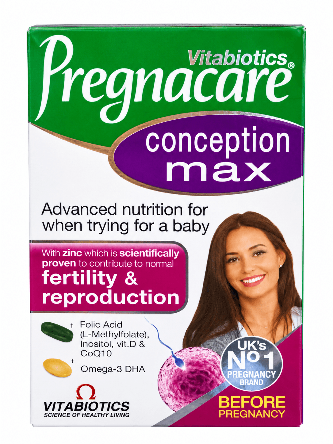 VITABIOTICS PREGNACARE CONCEPTION MAX