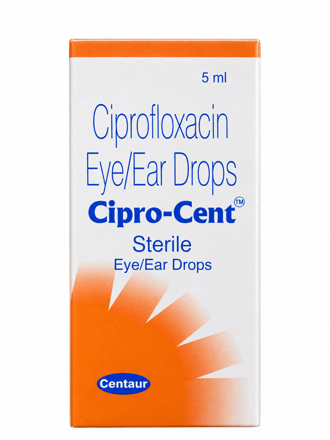 CIPRO-CENT EYE/EAR DROPS 5ML(CIPROFLOXACIN)