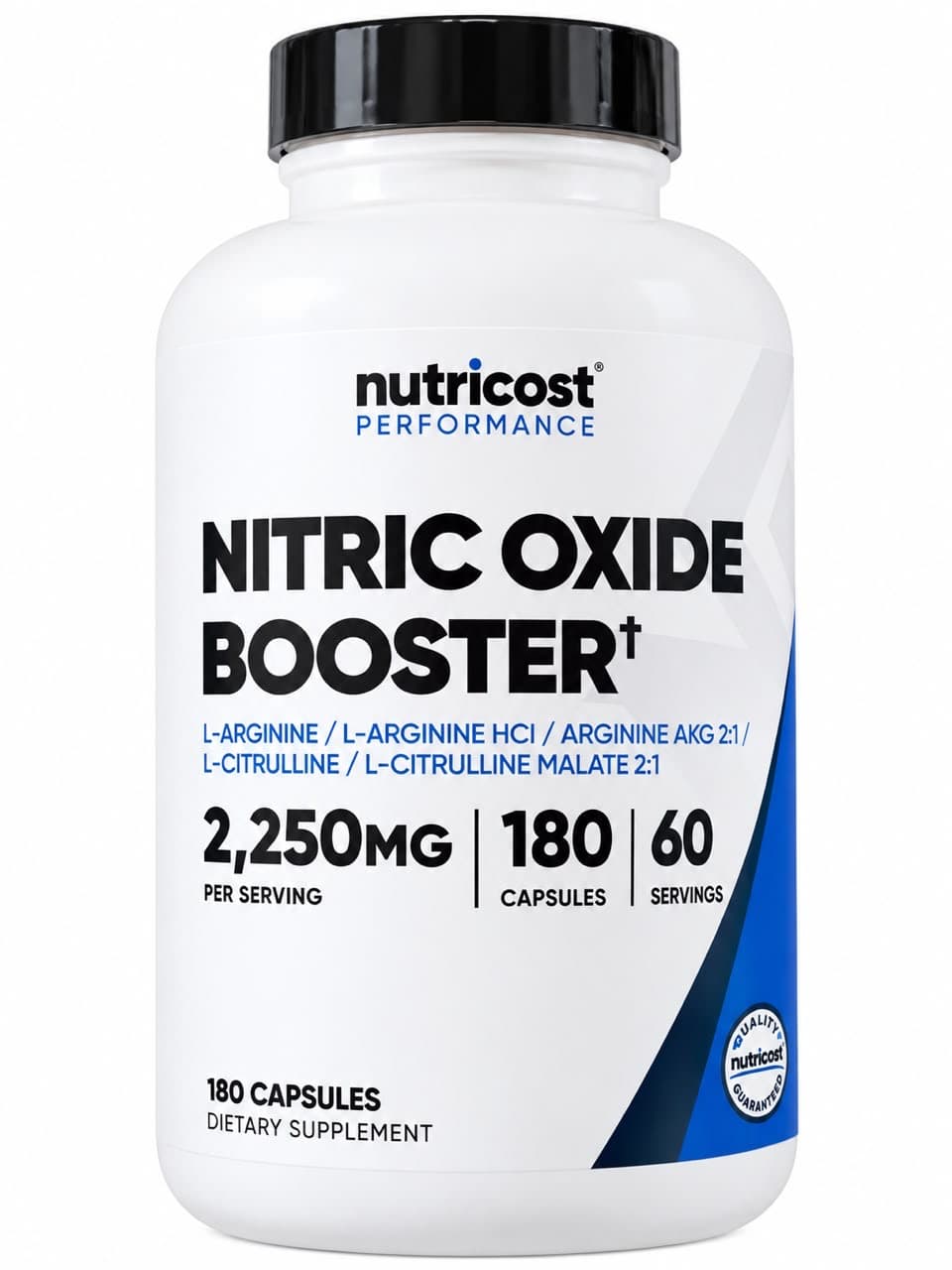 Nutricost Performance Nitric Oxide Booster – 180 Capsules