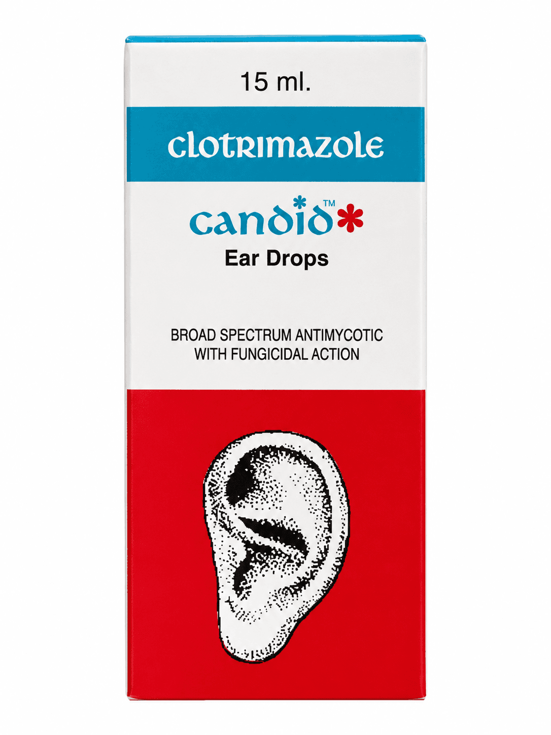 CANDID CLOTRIMAZOLE EAR DROPS 15ML