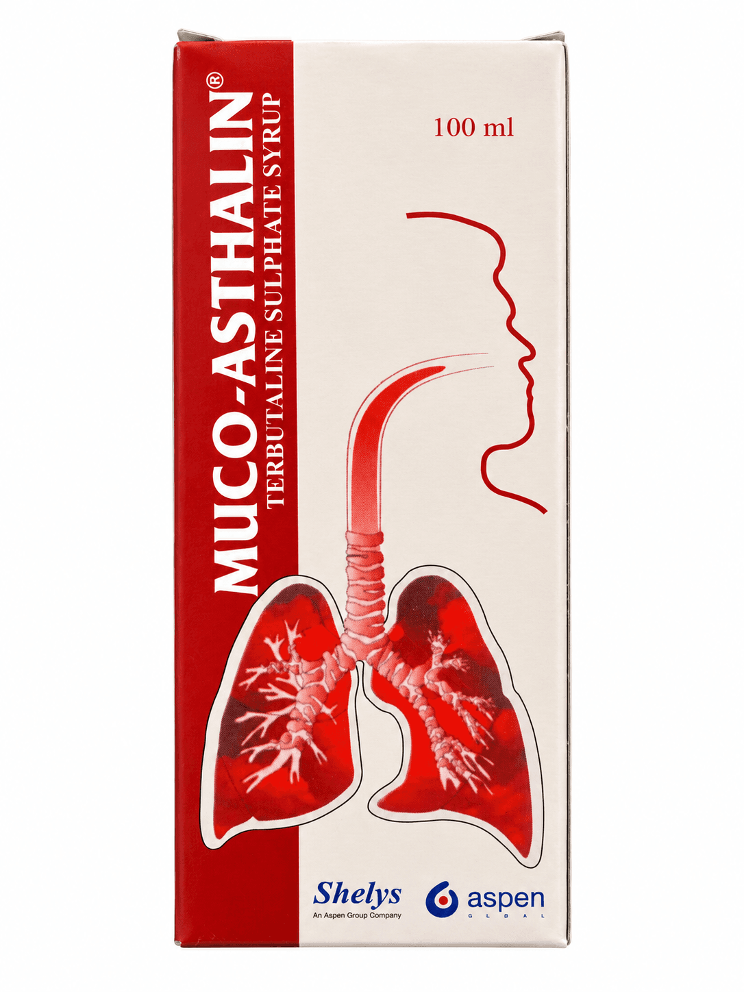 MUCO-ASTHALIN TERBUTALINE SULPHATE SYRUP 100ML