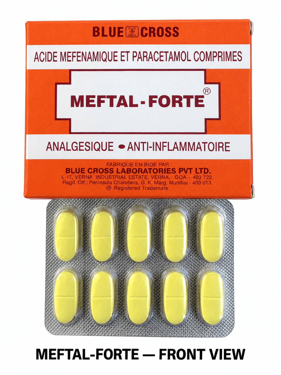 MEFTAL-FORTE MEFENAMIC ACID + PARACETAMOL TABLETS