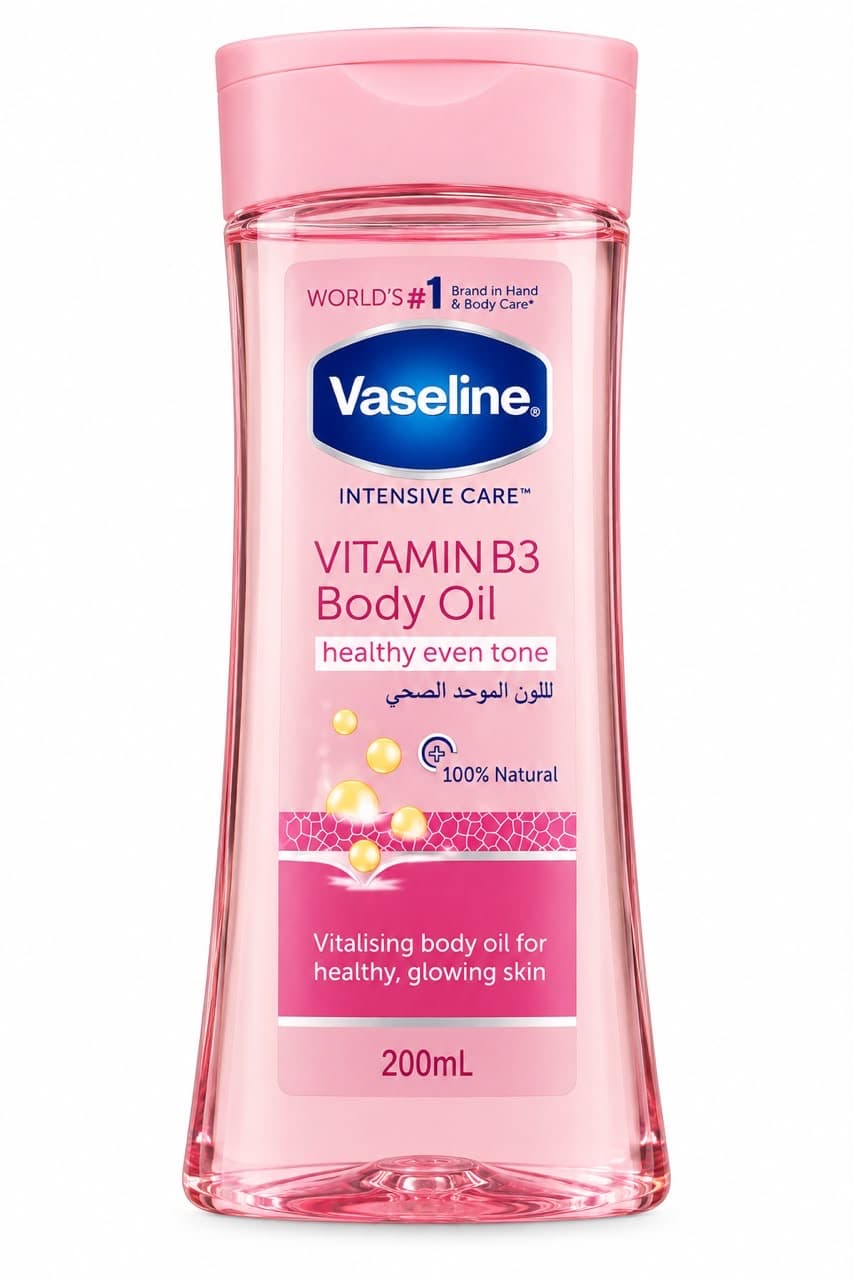 Vaseline Intensive Care Vitamin B3 Body Oil Healthy Even Tone – 200ml