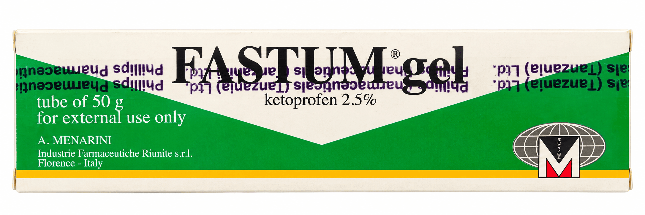 FASTUM GEL 2.5% — 50 G(KETOPROFEN GEL)