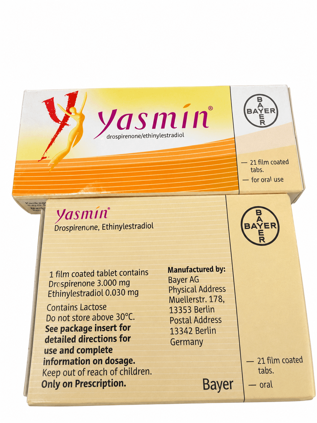 YASMIN DROSPIRENONE / ETHINYLESTRADIOL.