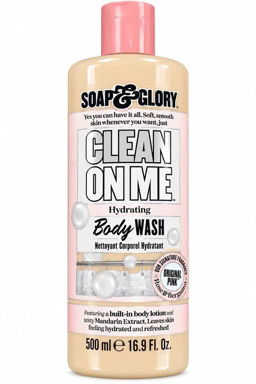 Soap & Glory Clean On Me Hydrating Body Wash – 500ml