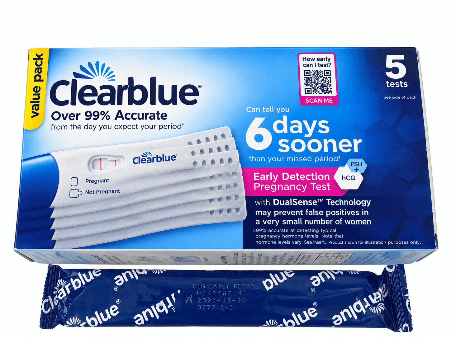 CLEARBLUE EARLY DETECTION PREGNANCY TEST