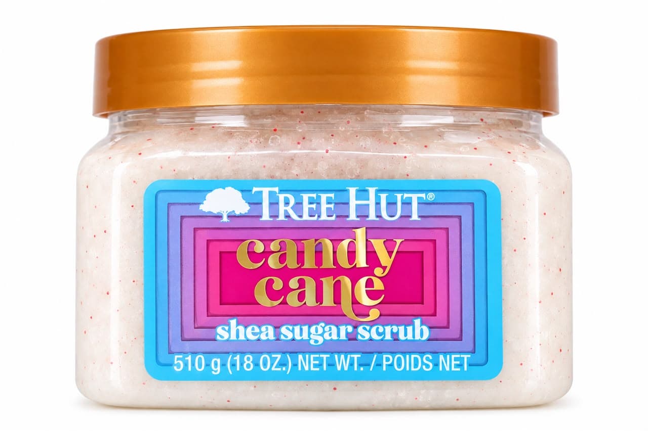 Tree Hut Candy Cane Shea Sugar Scrub – 510g