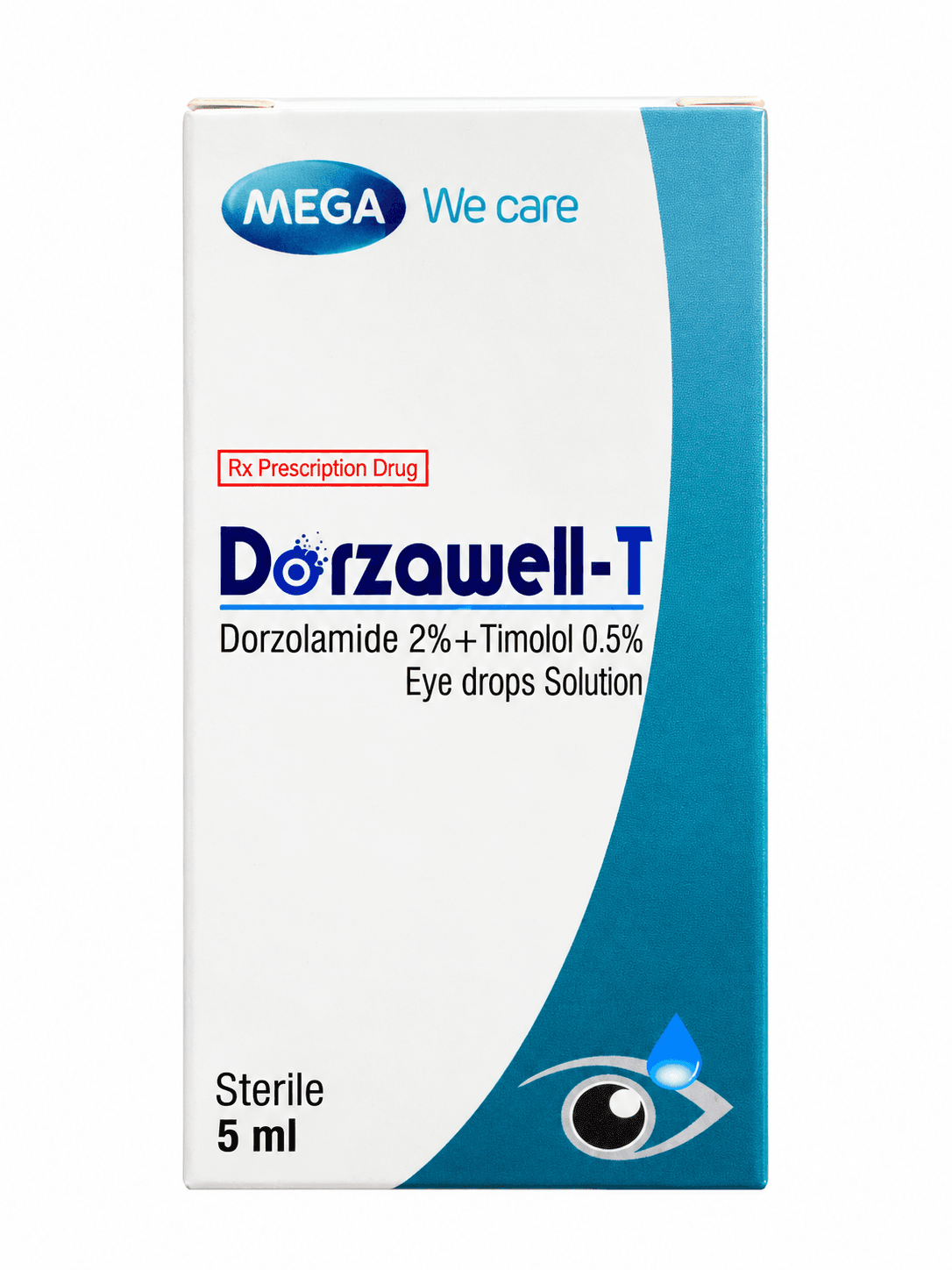 DORZAWELL-T EYE DROPS 5ML(DORZOLAMIDE 2% +TIMOLOL 0.5%)