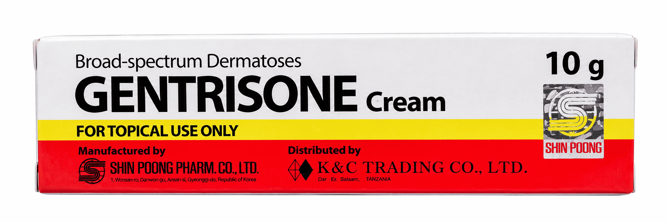 GENTRISONE CREAM 10G(BETAMETHASONE DIPROPIONATE+CLOTRIMAZOLE+GENTAMICIN SULFATE)